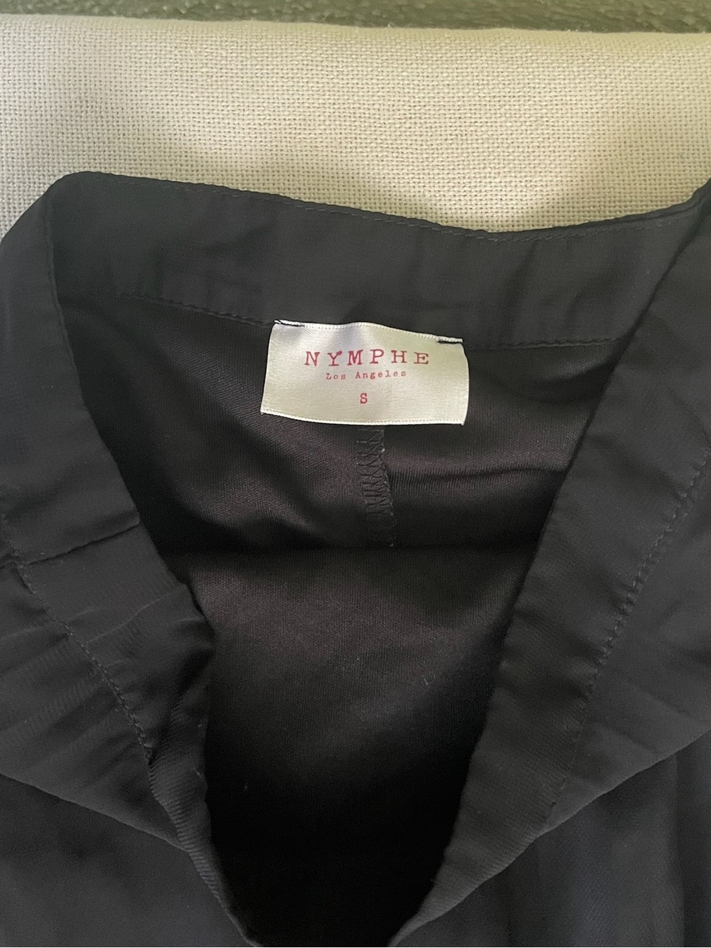 NYMPHE Black maxi skirt size Small